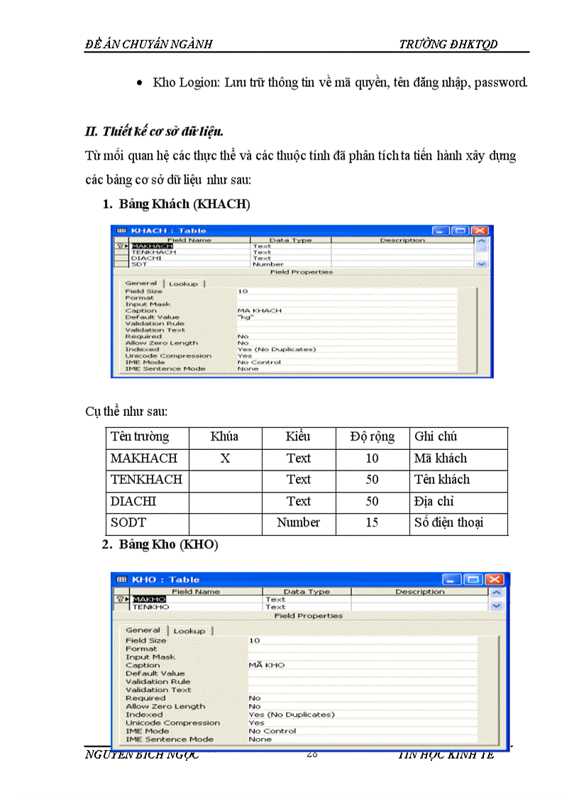 image for page Phân tích và thiết kế hệ thống thông tin quản lý kho hàng tại công ty tnhh ngọc khánh