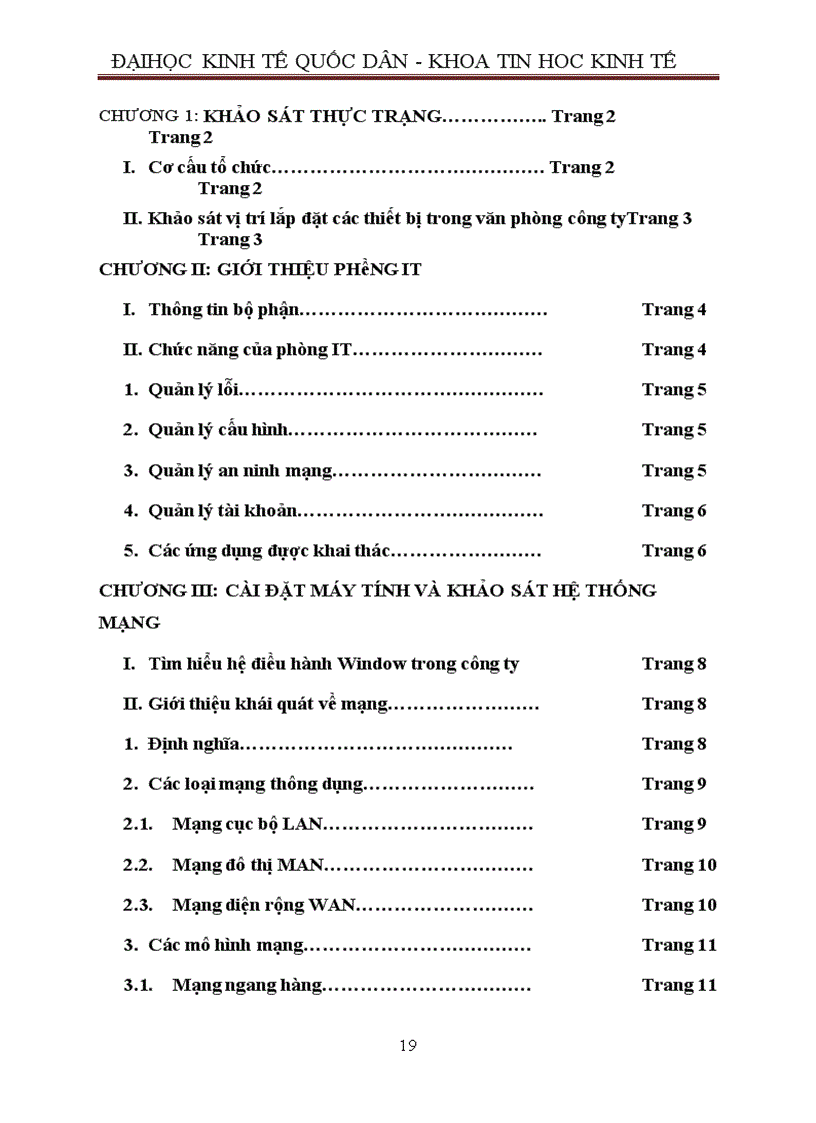 image for page Cài đặt máy tính và khảo sát hệ thống mạng