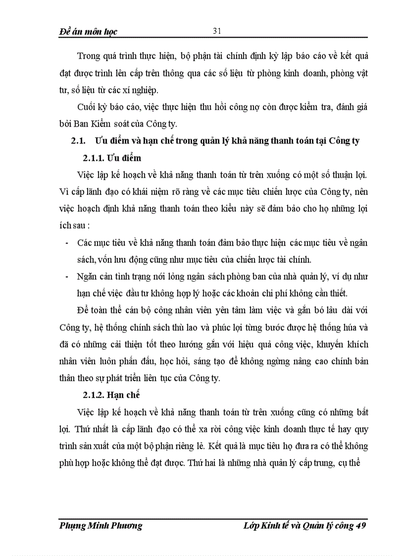 image for page Hoàn thiện hoạt động quản lý khả năng thanh toán tại Công ty Cổ phần Bánh kẹo Hải Hà