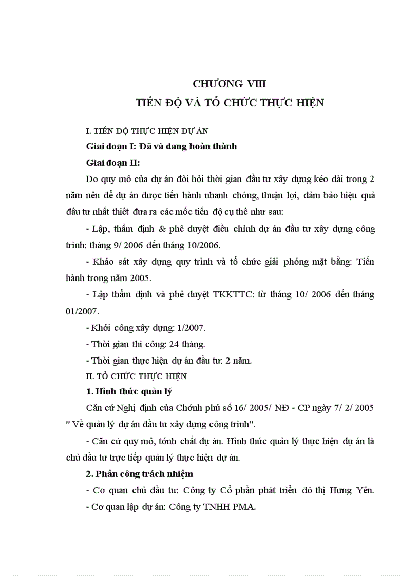 image for page Tổng mức đầu tư và hình thức đầu tư