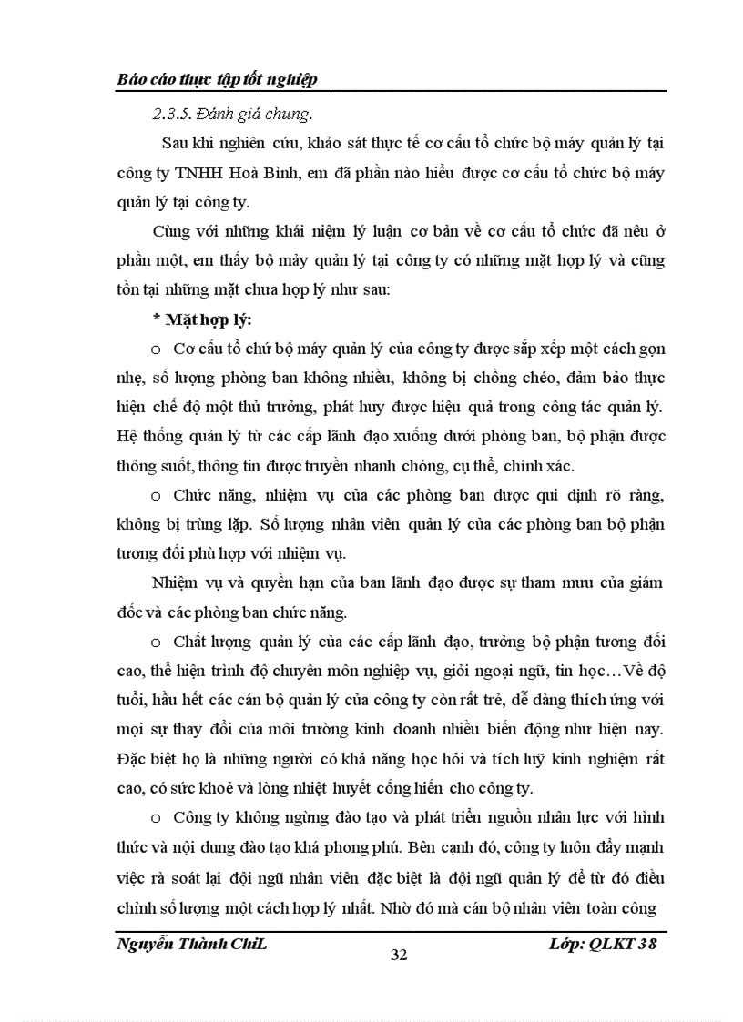 image for page Hoàn thiện cơ cấu tổ chức bộ máy quản lý tại công ty tnhh hòa bình