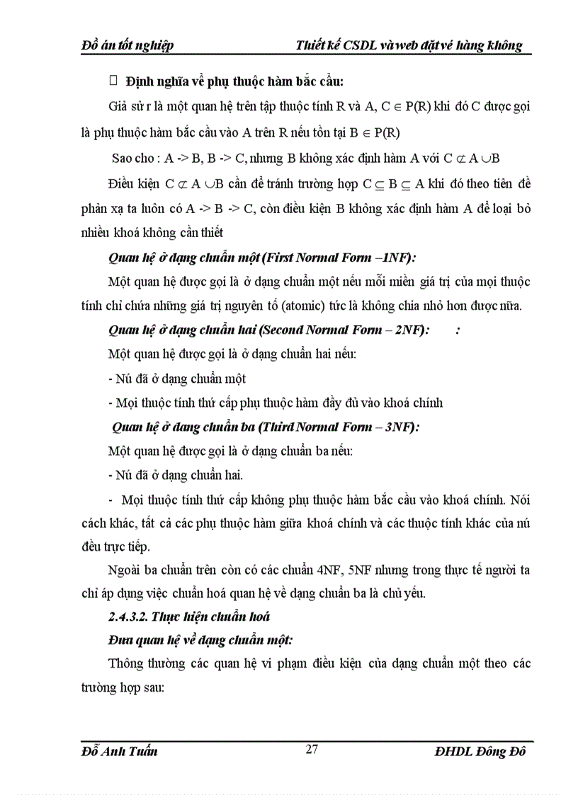image for page Thiết kế CSDL và web đặt vé hàng không Thiết kế CSDL và web đặt vé hàng không