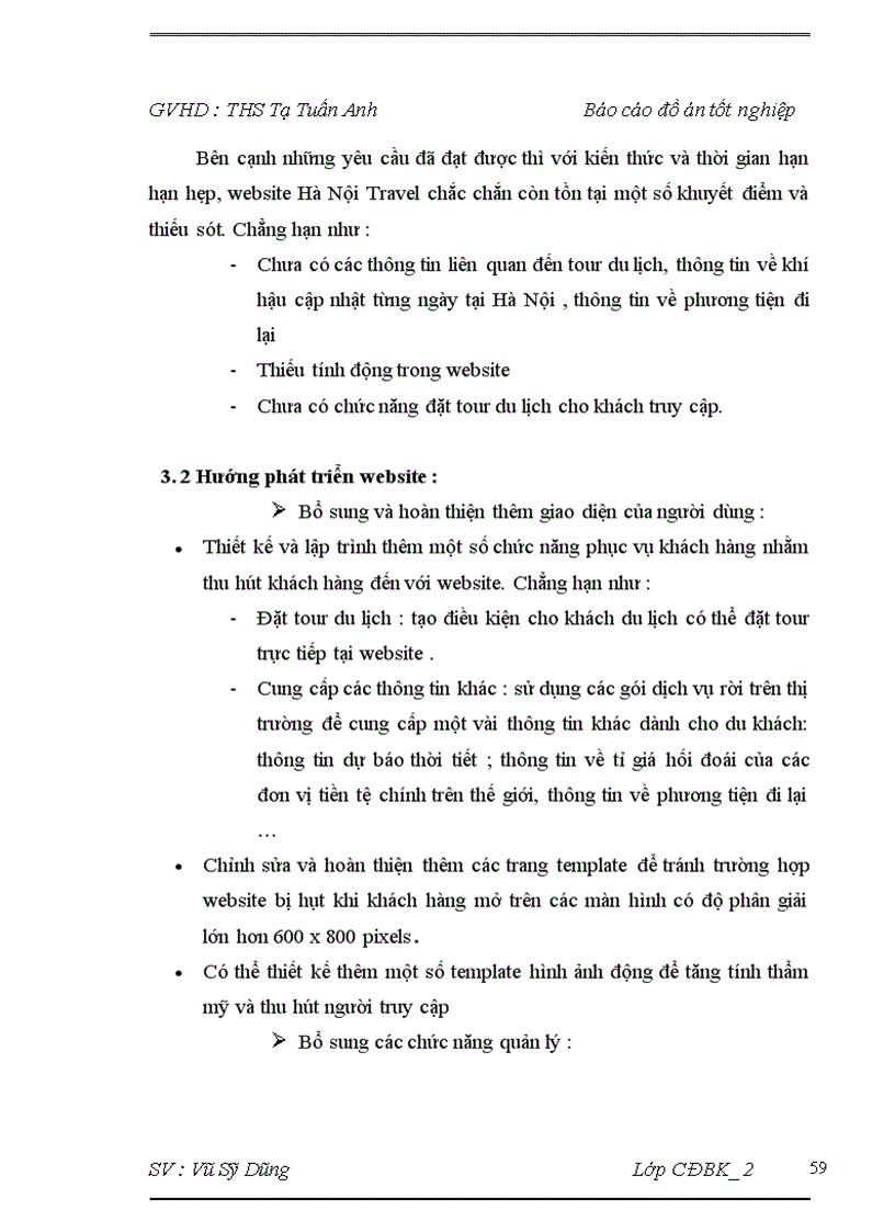 image for page Xây dựng website thông tin du lịch Hà Nội Travel trên Joomla