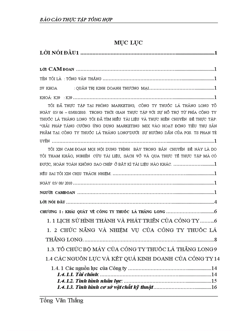 image for page Giải pháp tăng cường ứng dụng Marketing Mix vào hoạt động tiêu thụ sản phẩm tại Công ty Thuốc lá Thăng Long