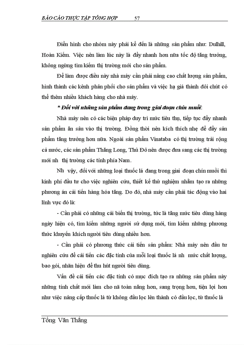 image for page Giải pháp tăng cường ứng dụng Marketing Mix vào hoạt động tiêu thụ sản phẩm tại Công ty Thuốc lá Thăng Long