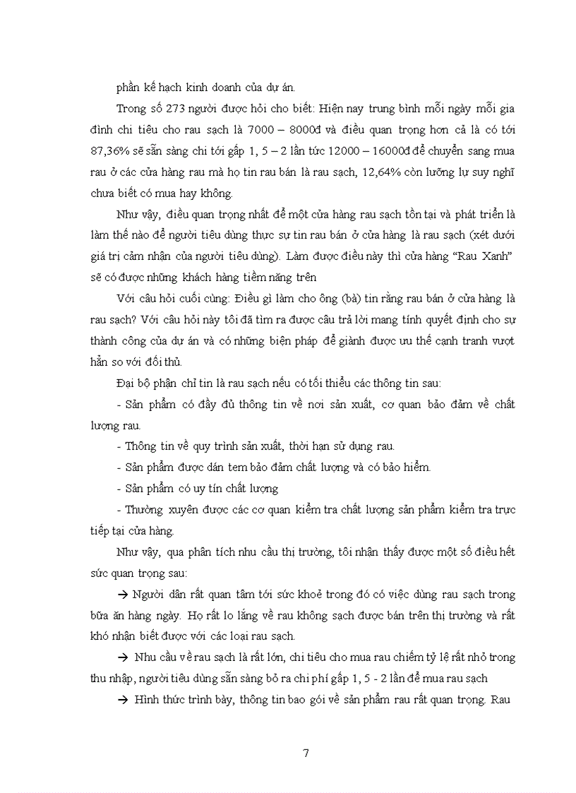 image for page Dự án”cửa hàng rau sạch ”