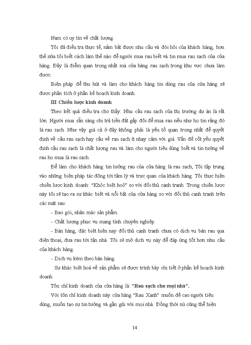 image for page Dự án”cửa hàng rau sạch ”