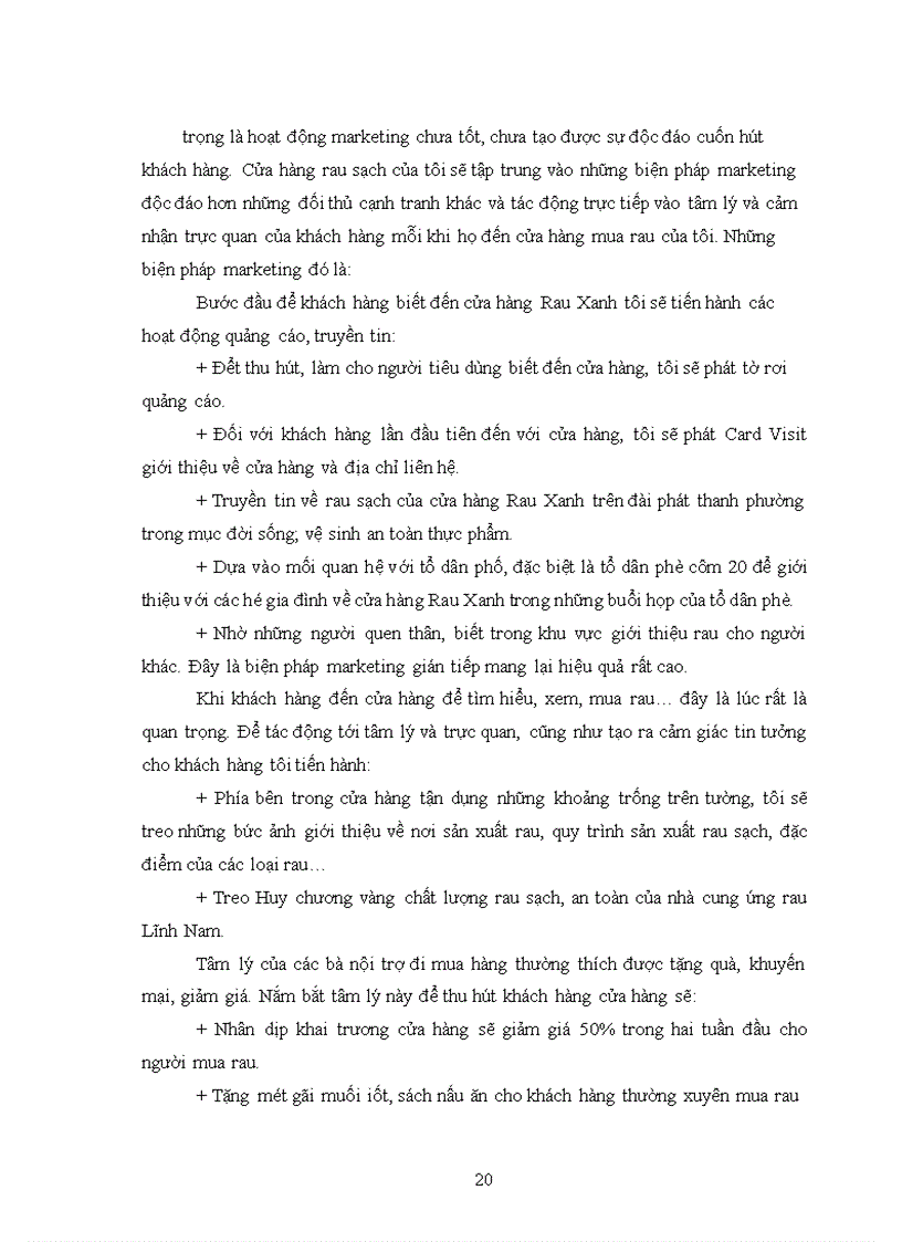 image for page Dự án”cửa hàng rau sạch ”