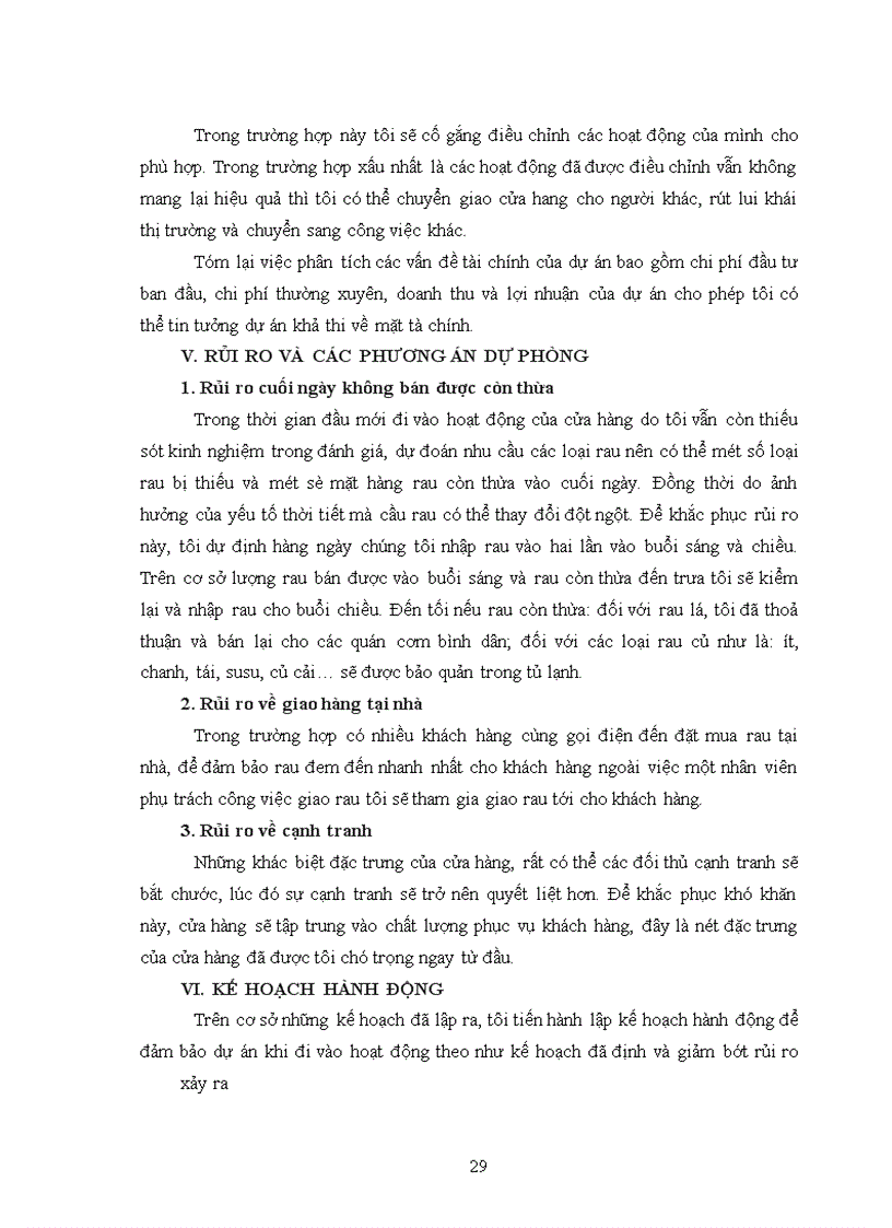 image for page Dự án”cửa hàng rau sạch ”