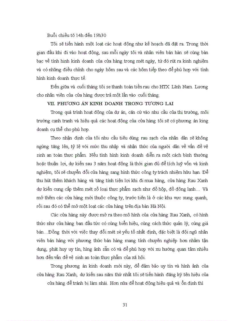 image for page Dự án”cửa hàng rau sạch ”