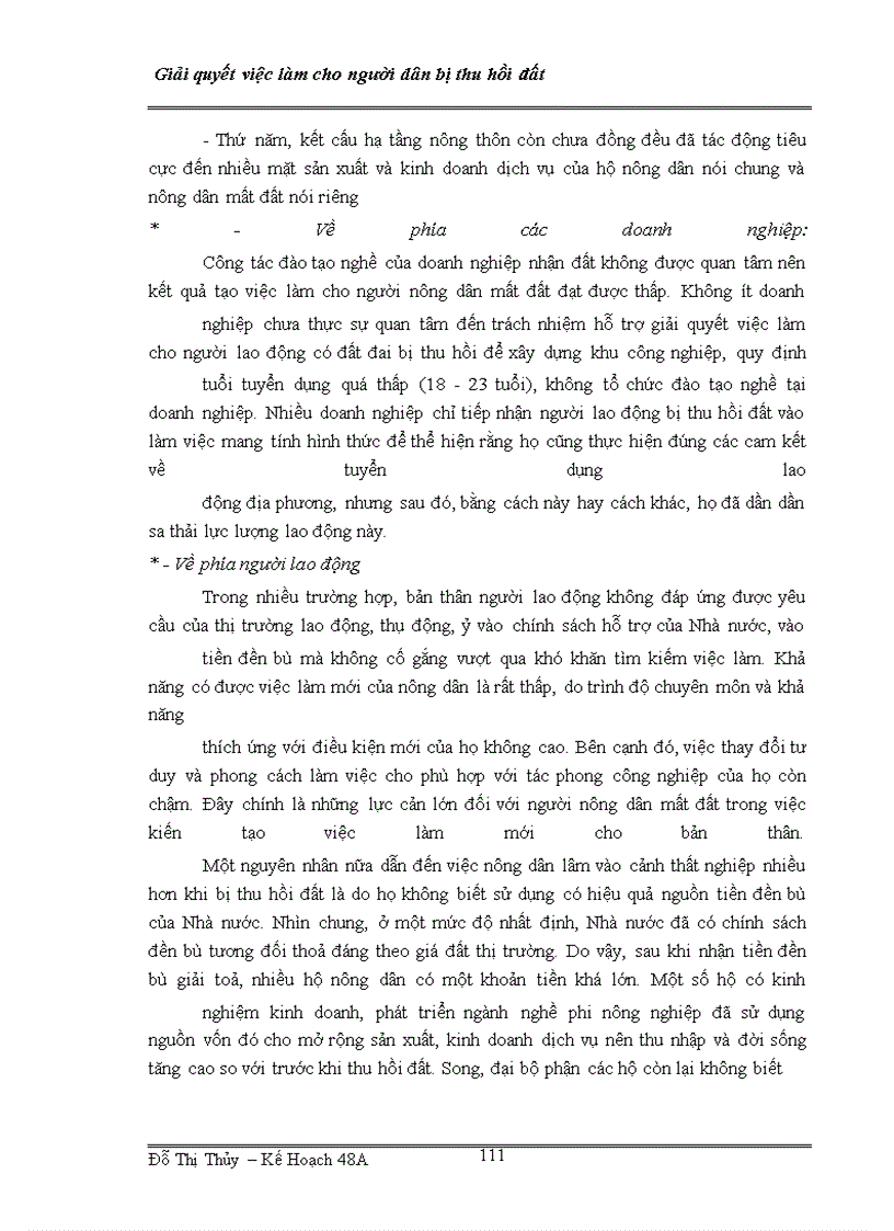 image for page Giải quyết việc làm cho những người dân bị thu hồi đất xây dựng các khu công nghiệp trên địa bàn tỉnh Thái Bình