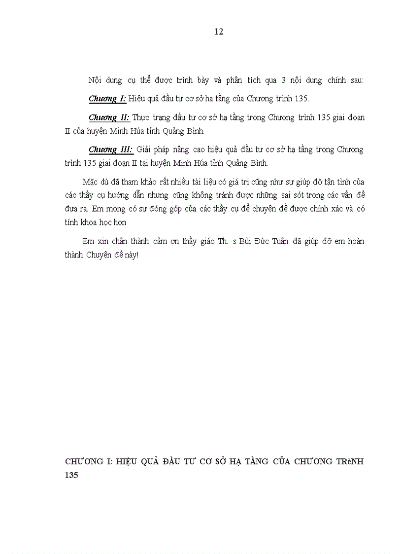 image for page Giải pháp nâng cao hiệu quả đầu tư phát triển cơ sở hạ tầng các xã đặc biệt khó khăn trong Chương trình giai đoạn II tại huyện Minh Hóa tỉnh Quảng Bình