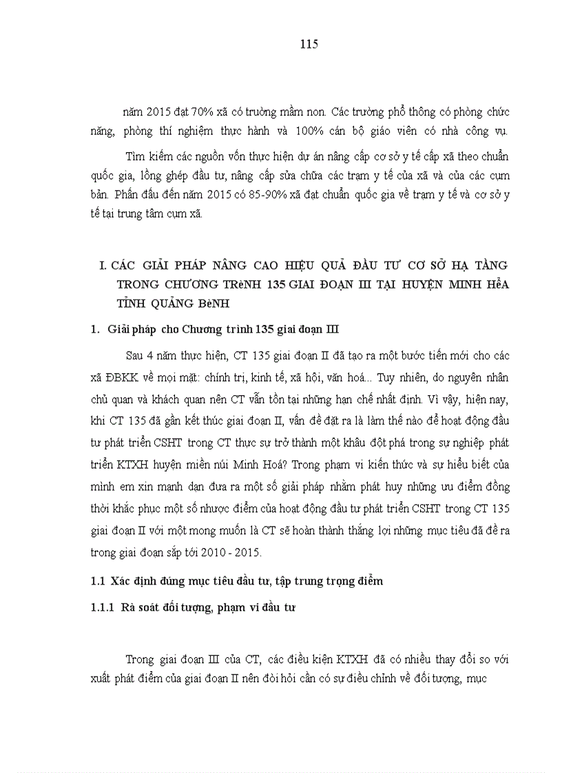 image for page Giải pháp nâng cao hiệu quả đầu tư phát triển cơ sở hạ tầng các xã đặc biệt khó khăn trong Chương trình giai đoạn II tại huyện Minh Hóa tỉnh Quảng Bình