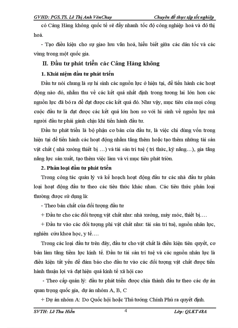 image for page Thực trạng hoạt động đầu tư phát triển hệ thống cảng của cục hàng không việt nam