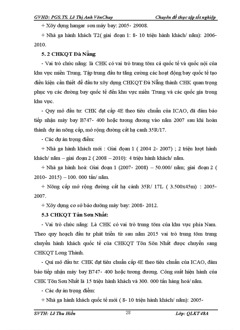 image for page Thực trạng hoạt động đầu tư phát triển hệ thống cảng của cục hàng không việt nam