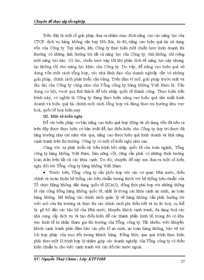 image for page Giải pháp huy động vốn ở công ty cổ phần dịch vụ hàng không sân bay Nội Bài