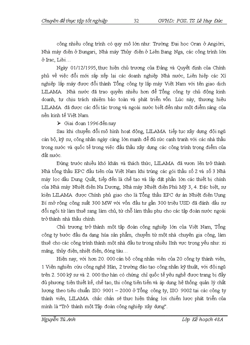 image for page Hoàn thiện công tác quản lý dự án đầu tư tại Tổng công ty lắp máy Việt Nam LILAMA