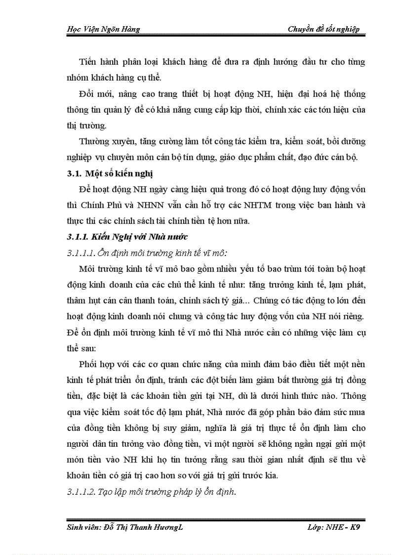 image for page Giải pháp nâng cao chất lượng huy động vốn của chi nhánh NHNo & PTNT Hoàng Mai