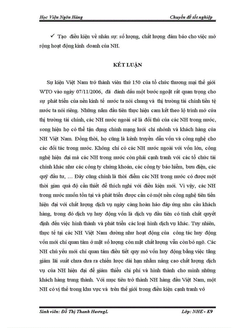 image for page Giải pháp nâng cao chất lượng huy động vốn của chi nhánh NHNo & PTNT Hoàng Mai