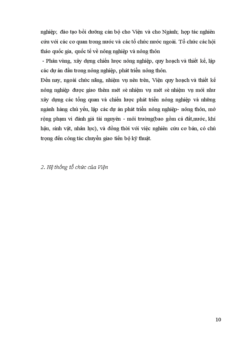 image for page Tình hình đầu tư và các hoạt động của viện quy hoạch và thiết kế nông nghiệp
