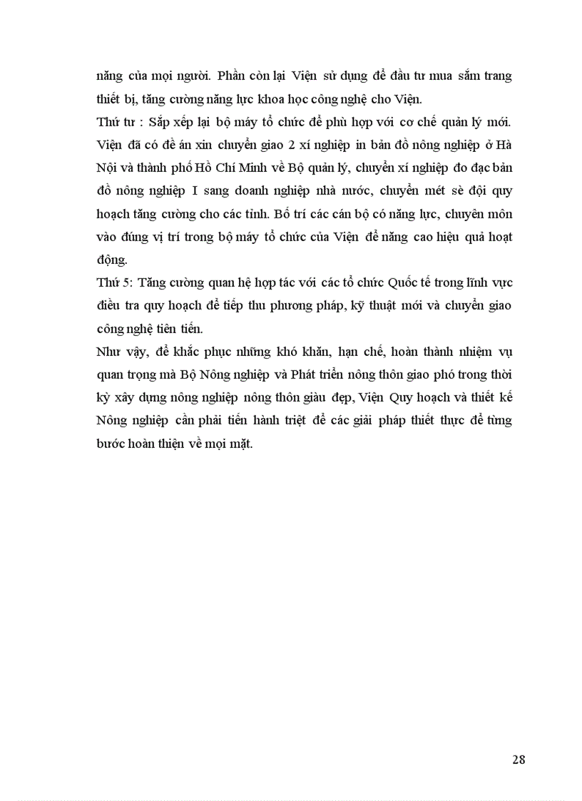 image for page Tình hình đầu tư và các hoạt động của viện quy hoạch và thiết kế nông nghiệp