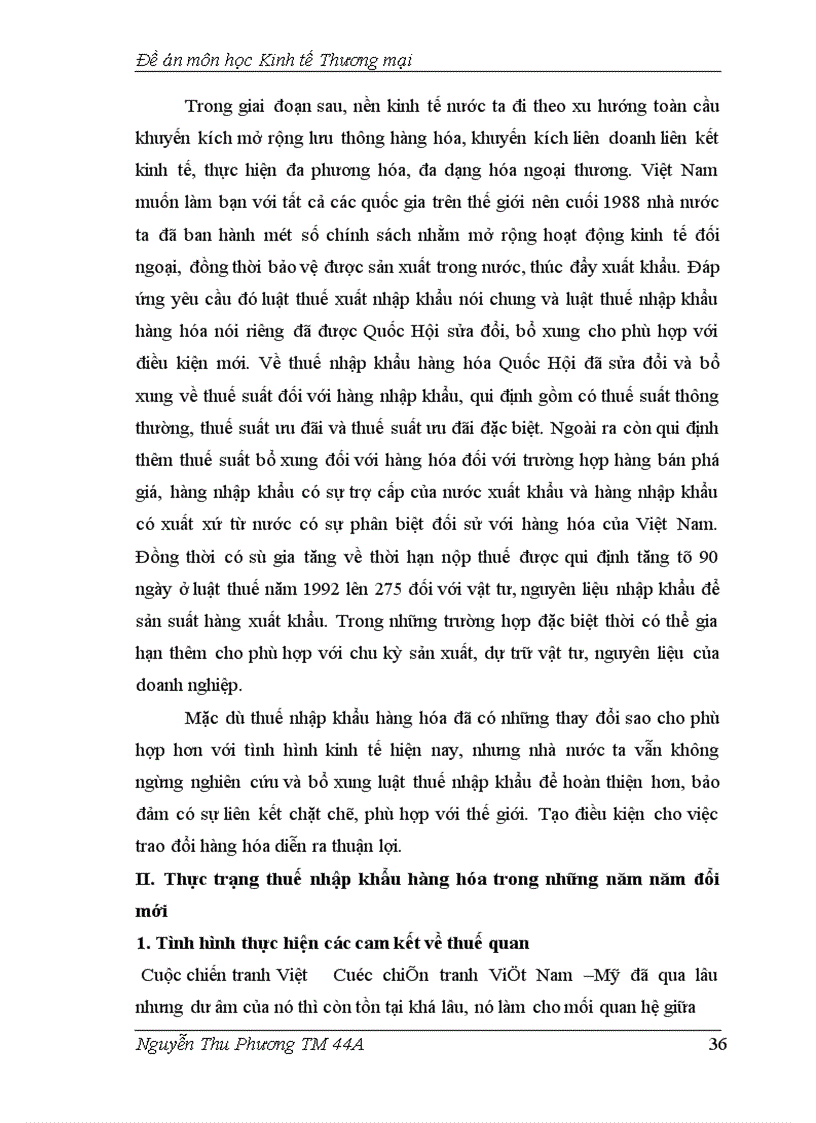 image for page Thực trang thuế nhập khẩu hàng hóa trong những năm đổi mới