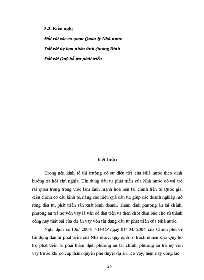 image for page Hoàn thiện công tác thẩm định dự án vay vốn tín dụng đầu tư phát triển của Nhà nước tại Chi nhánh quỹ hỗ trợ phát triển Quảng Bình