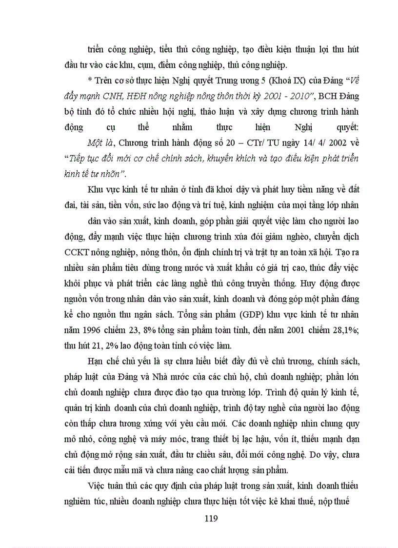 image for page Hiện trạng và những giải pháp chủ yếu để xây dựng phát triển công nghiệp, nông thôn Hà Tây đến năm 2000