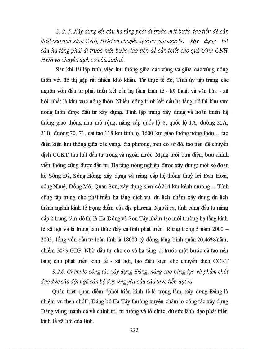 image for page Hiện trạng và những giải pháp chủ yếu để xây dựng phát triển công nghiệp, nông thôn Hà Tây đến năm 2000