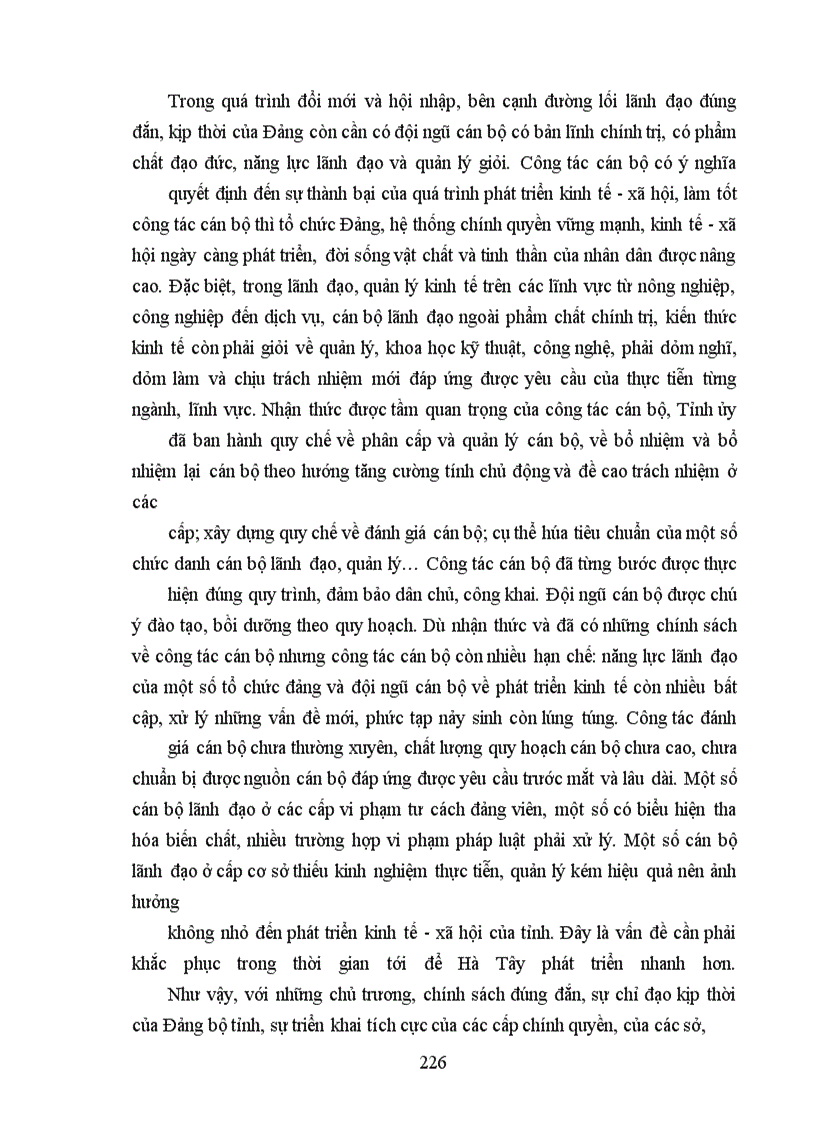 image for page Hiện trạng và những giải pháp chủ yếu để xây dựng phát triển công nghiệp, nông thôn Hà Tây đến năm 2000