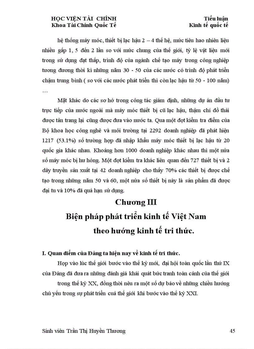 image for page Thuận lợi và khó khăn của Việt Nam trong quá trình phát triển nền kinh tế tri thức