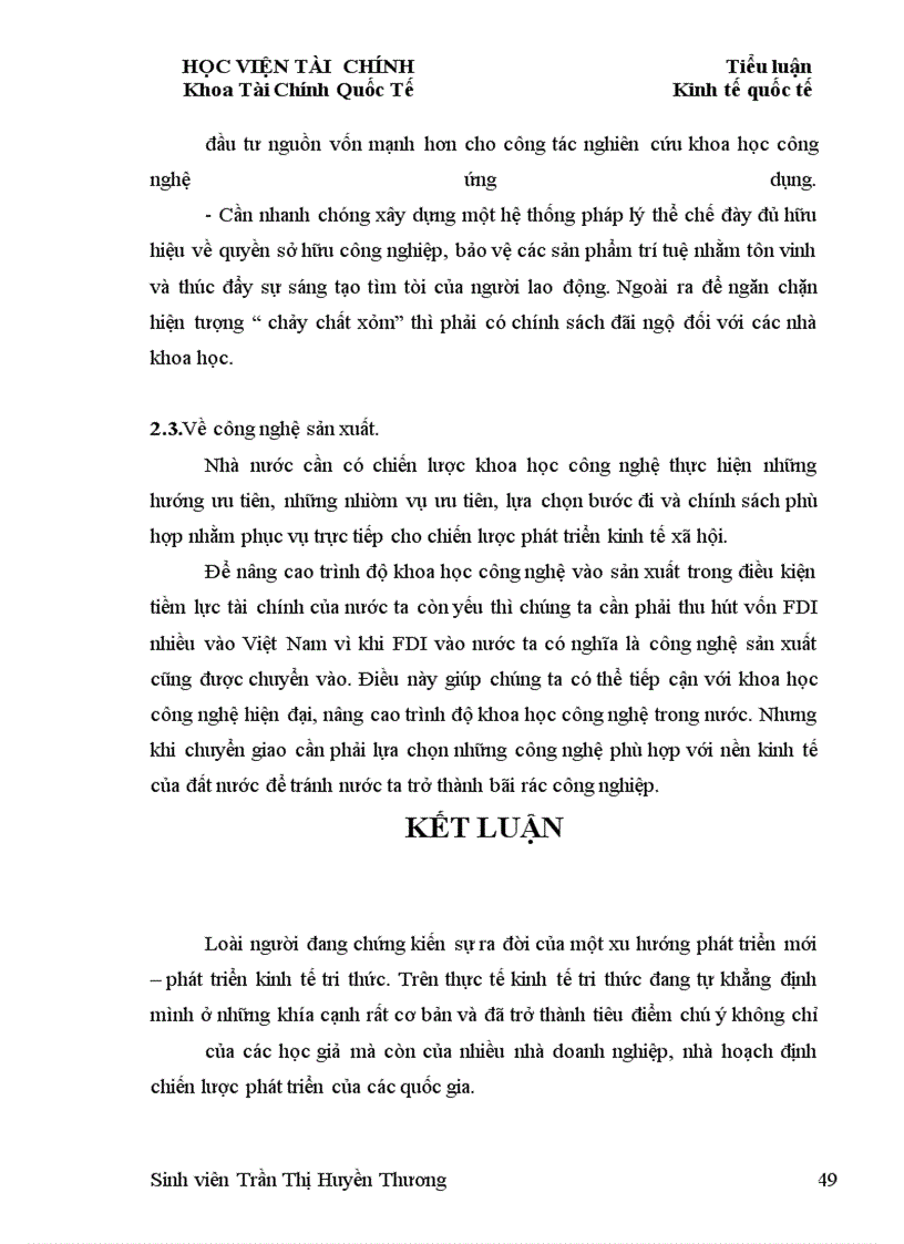 image for page Thuận lợi và khó khăn của Việt Nam trong quá trình phát triển nền kinh tế tri thức
