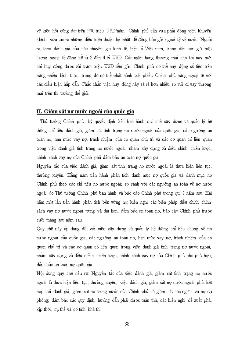 image for page Hiện trạng và các giải pháp cho vấn đề nợ nước ngoài ở Việt Nam