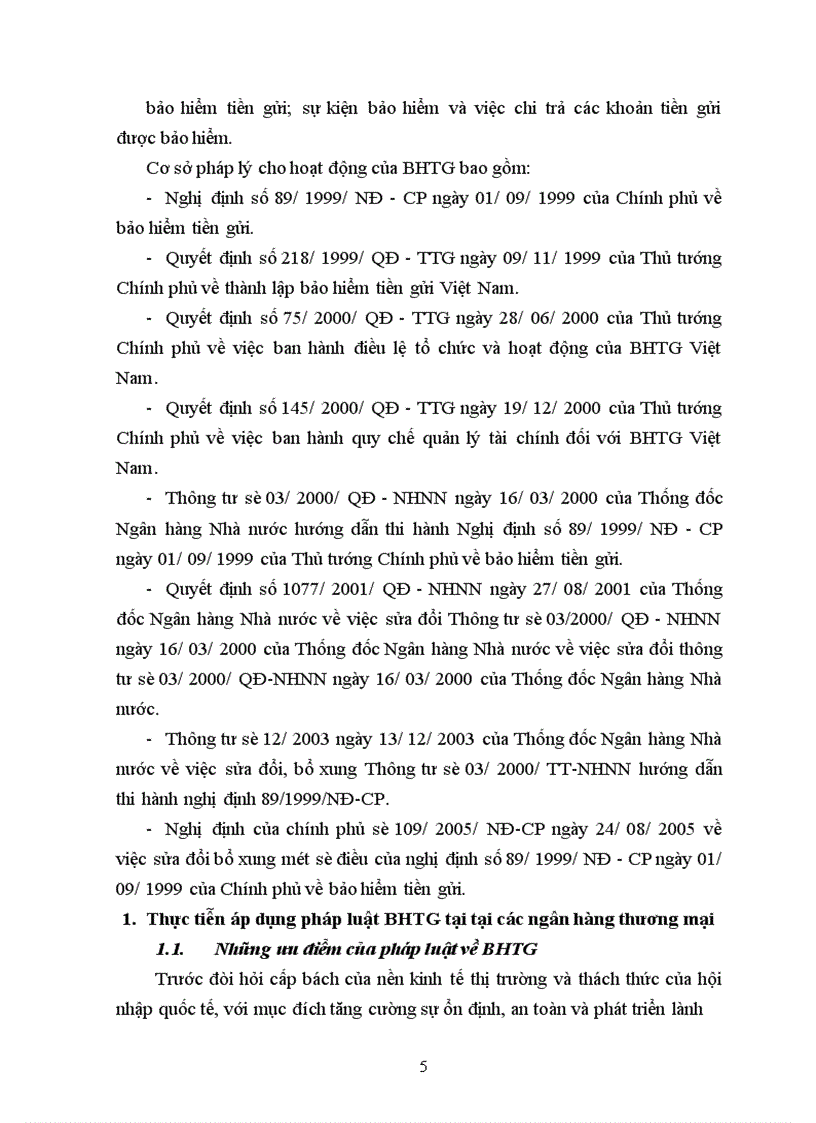 image for page Thực tiễn áp dụng pháp luật BHTG tại tại các ngân hàng thương mại