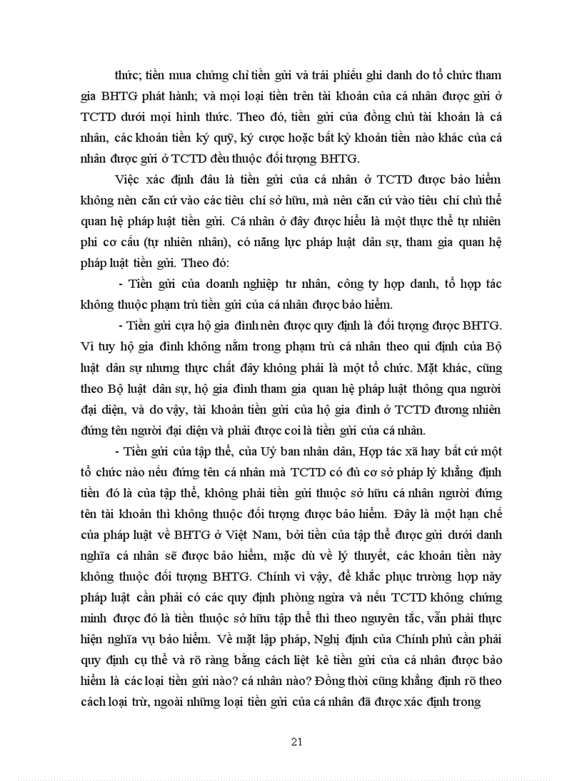 image for page Thực tiễn áp dụng pháp luật BHTG tại tại các ngân hàng thương mại