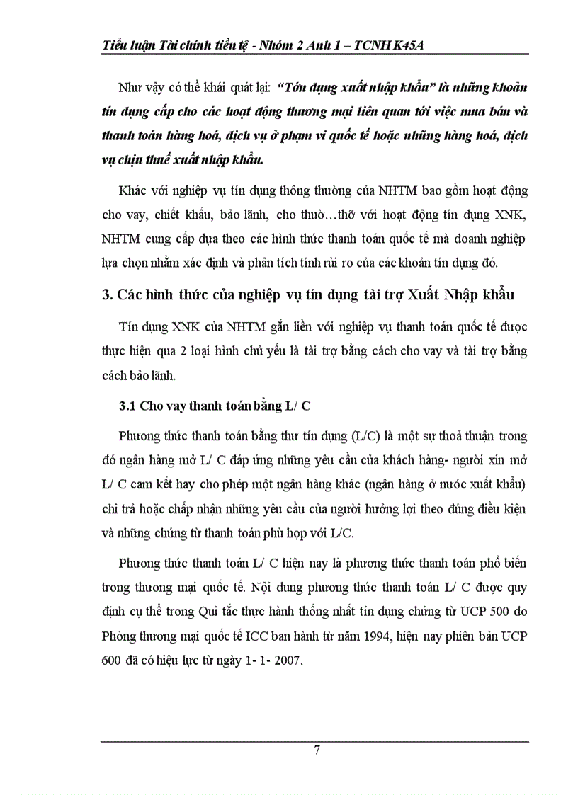 image for page Những thực trạng chung trong hoạt động tín dụng xuất nhập khẩu của ngân hàng thương mại