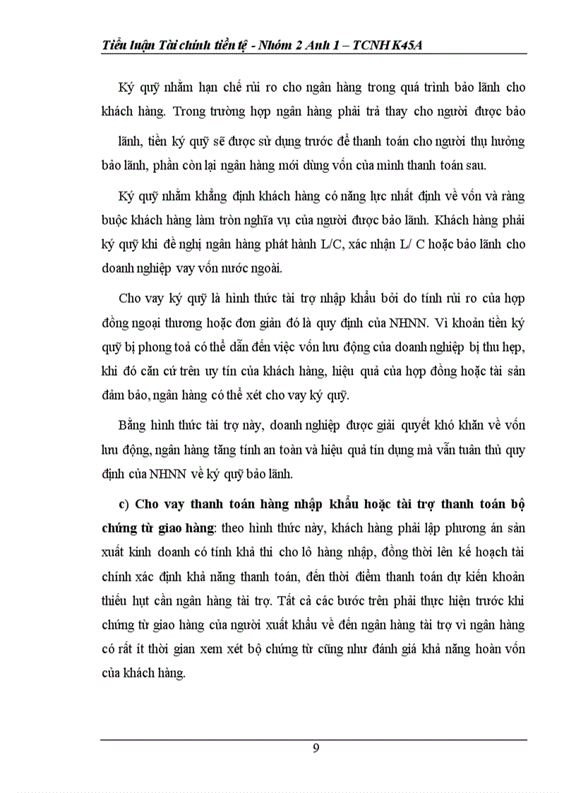 image for page Những thực trạng chung trong hoạt động tín dụng xuất nhập khẩu của ngân hàng thương mại