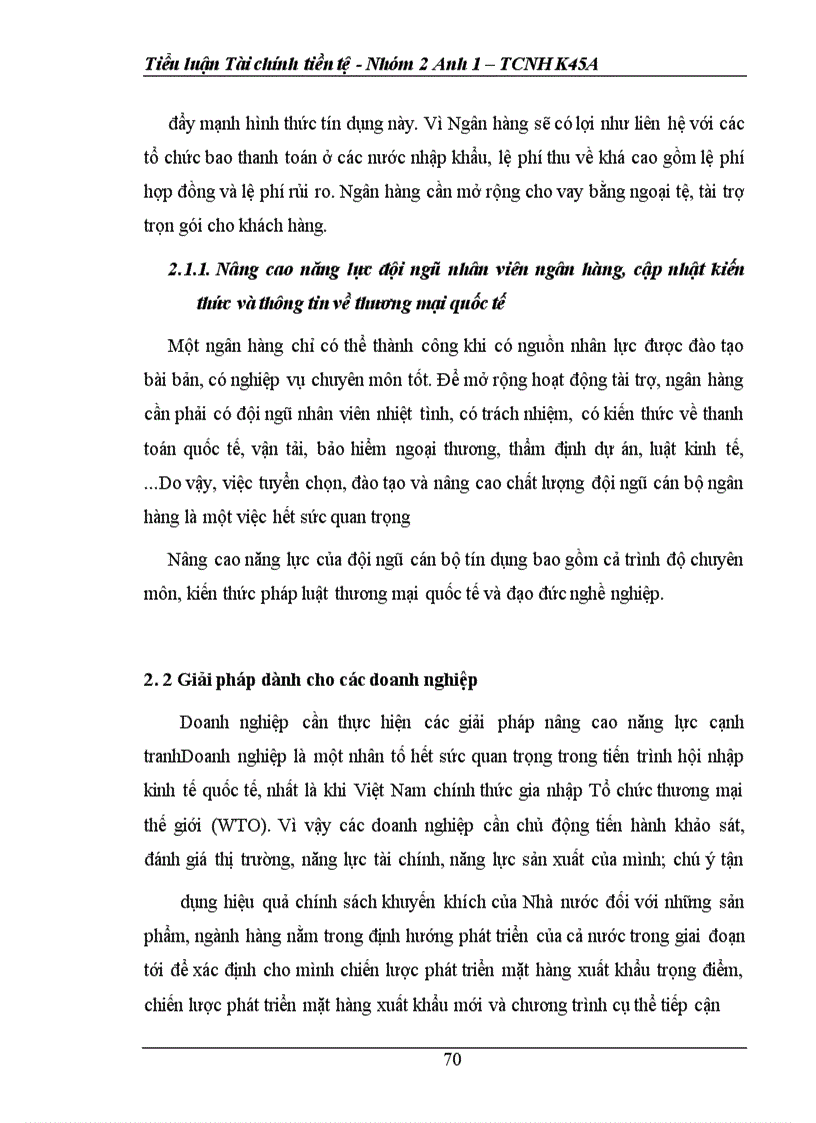 image for page Những thực trạng chung trong hoạt động tín dụng xuất nhập khẩu của ngân hàng thương mại