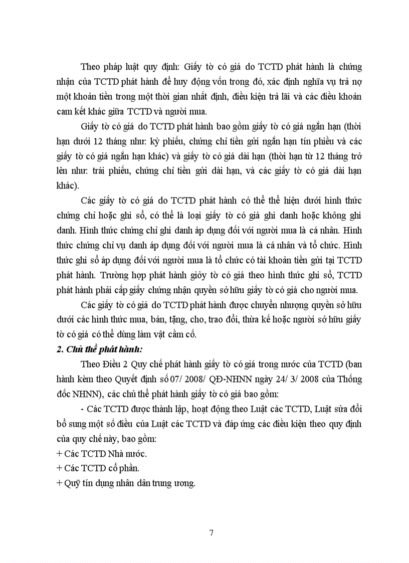 image for page Pháp luật điều chỉnh hoạt động huy động vốn thông qua phát hành giấy tờ có giá của các tổ chức tín dụng