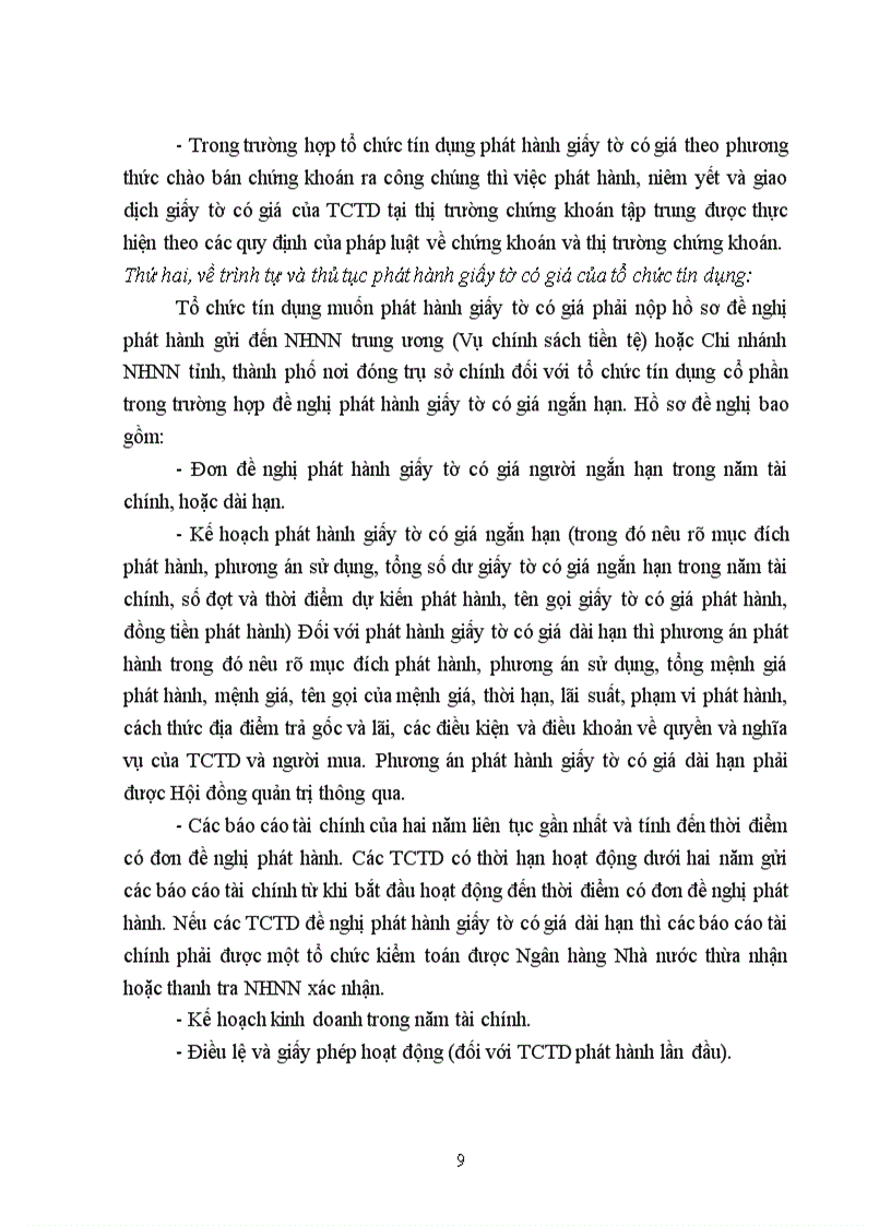 image for page Pháp luật điều chỉnh hoạt động huy động vốn thông qua phát hành giấy tờ có giá của các tổ chức tín dụng