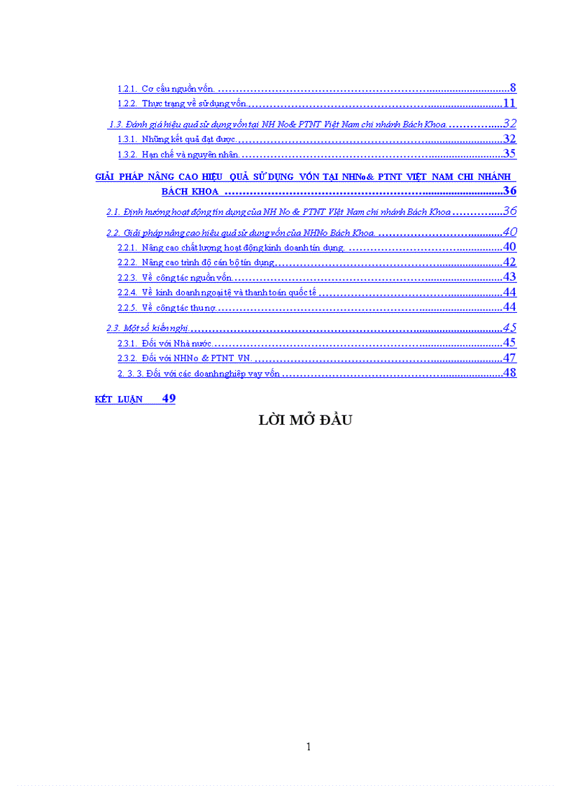 image for page Giải pháp nâng cao hiệu quả sử dụng vốn tại NH No& PTNT Việt Nam chi nhánh Bách Khoa.