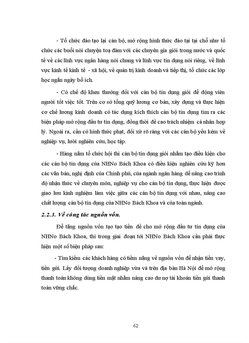 image for page Giải pháp nâng cao hiệu quả sử dụng vốn tại NH No& PTNT Việt Nam chi nhánh Bách Khoa.