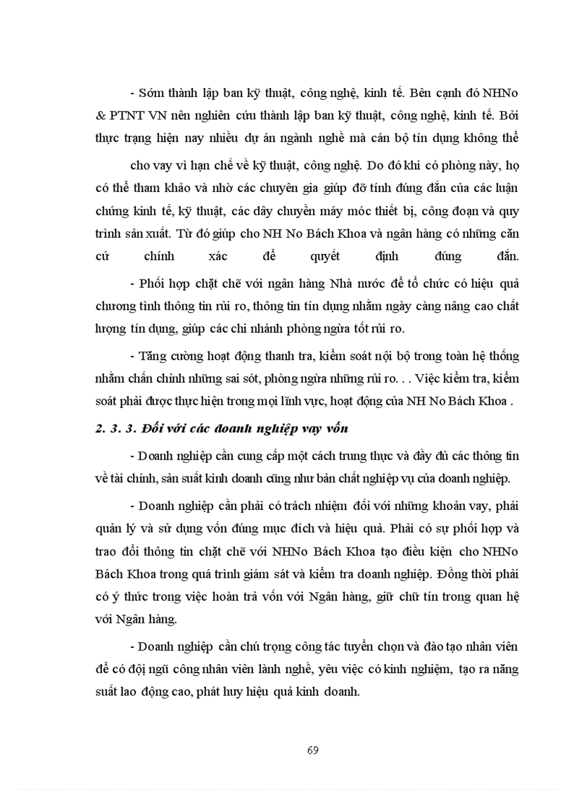 image for page Giải pháp nâng cao hiệu quả sử dụng vốn tại NH No& PTNT Việt Nam chi nhánh Bách Khoa.