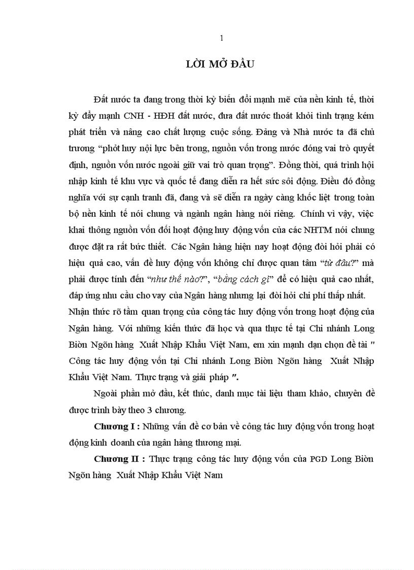 image for page Công tác huy động vốn tại Chi nhánh Long Biên Ngân hàng Xuất Nhập Khẩu Việt Nam.Thực trạng và giải pháp