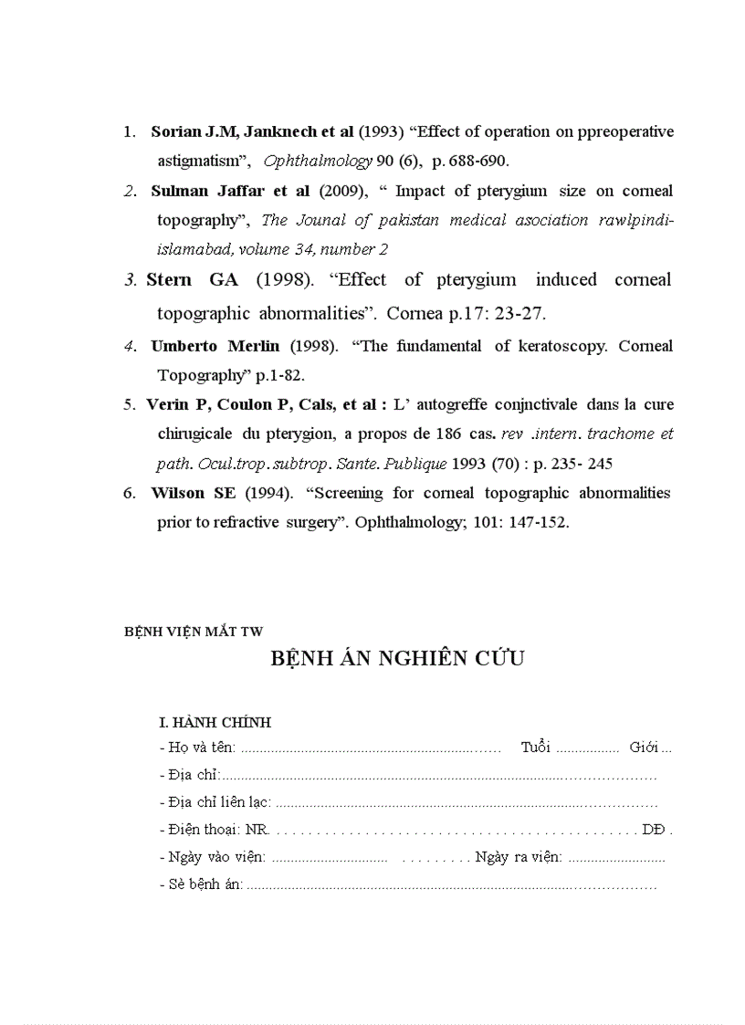 image for page Đánh giá sự thay đổi của loạn thị trước và sau phẫu thuật mộng ghép kết mạc rìa tự thân tại Bệnh Viện Mắt Trung Ương