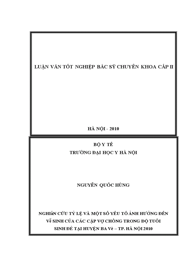 image for page Nghiên cứu đặc điểm tinh dịch đồ của 1000 cặp vợ chồng vô sinh, Luận văn thạc sĩ y học, Trường Đại học Y Hà Nội. 2. Bệnh viện Phụ Sản Trung ương (2009),