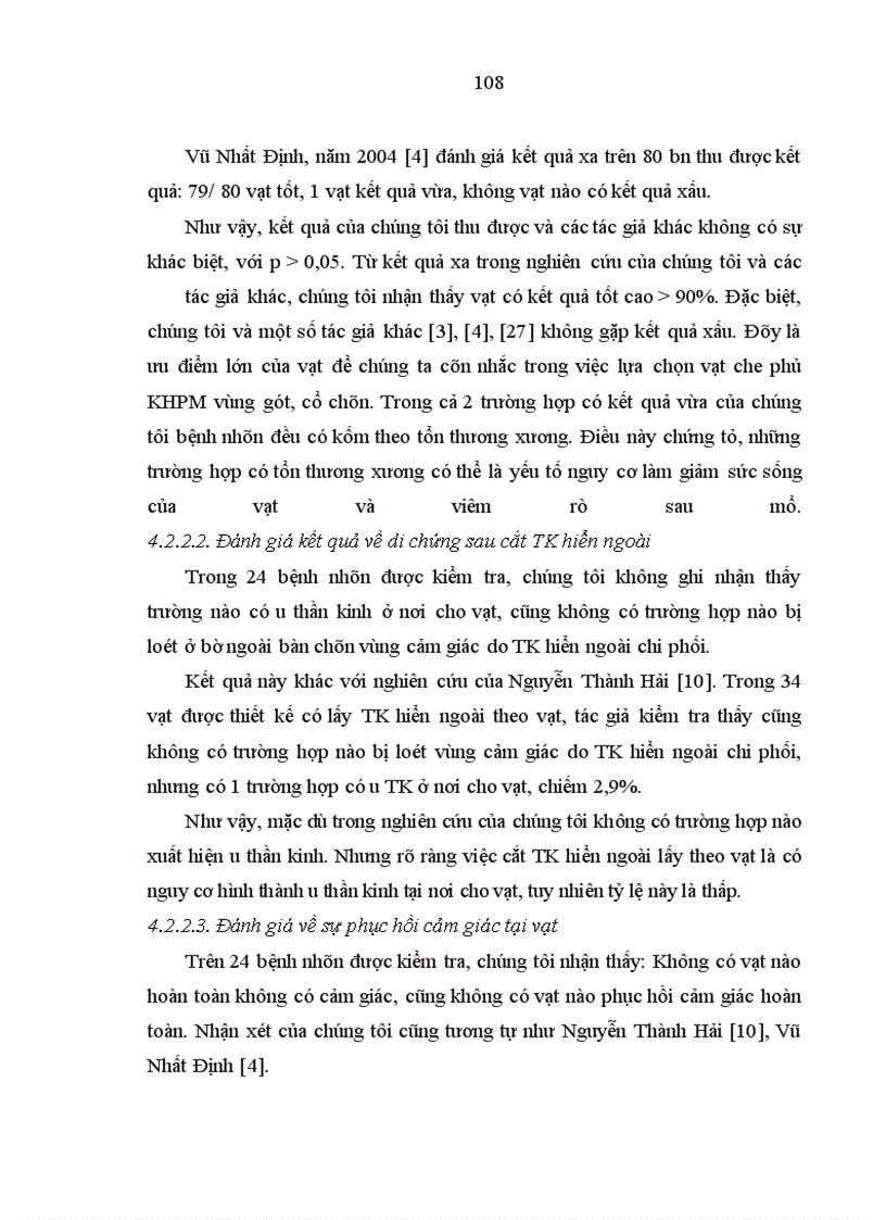image for page Đánh giá kết quả điều trị khuyết hổng phần mềm vùng gót, cổ chân bằng vạt da-cân hiển ngoài cuống ngoại vi tại bệnh viện Việt Đức