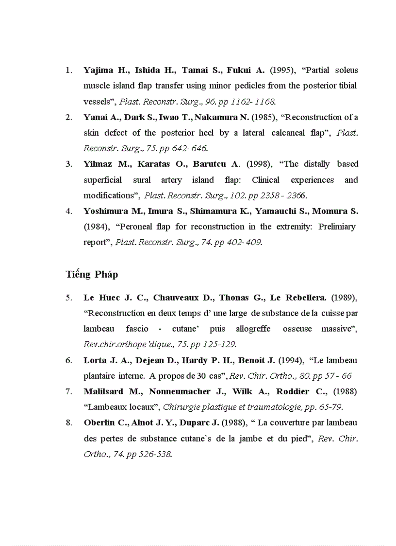 image for page Đánh giá kết quả điều trị khuyết hổng phần mềm vùng gót, cổ chân bằng vạt da-cân hiển ngoài cuống ngoại vi tại bệnh viện Việt Đức