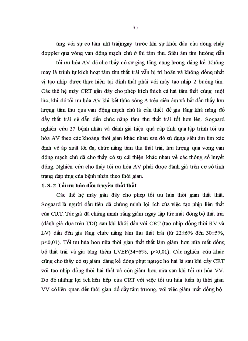 image for page Nghiên cứu vai trò của siêu âm dopple tim trong hướng dẫn lập trình tối ưu hóa máy tạo nhịp tim ở bệnh nhân suy tim nặng