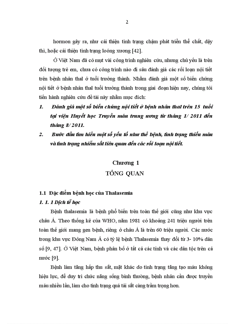 image for page Đánh giá một số biến chứng nội tiết ở bệnh nhân thal trên 15 tuổi tại viện Huyết học Truyền máu trung ương từ tháng 1/2011 đến tháng 8/2011.